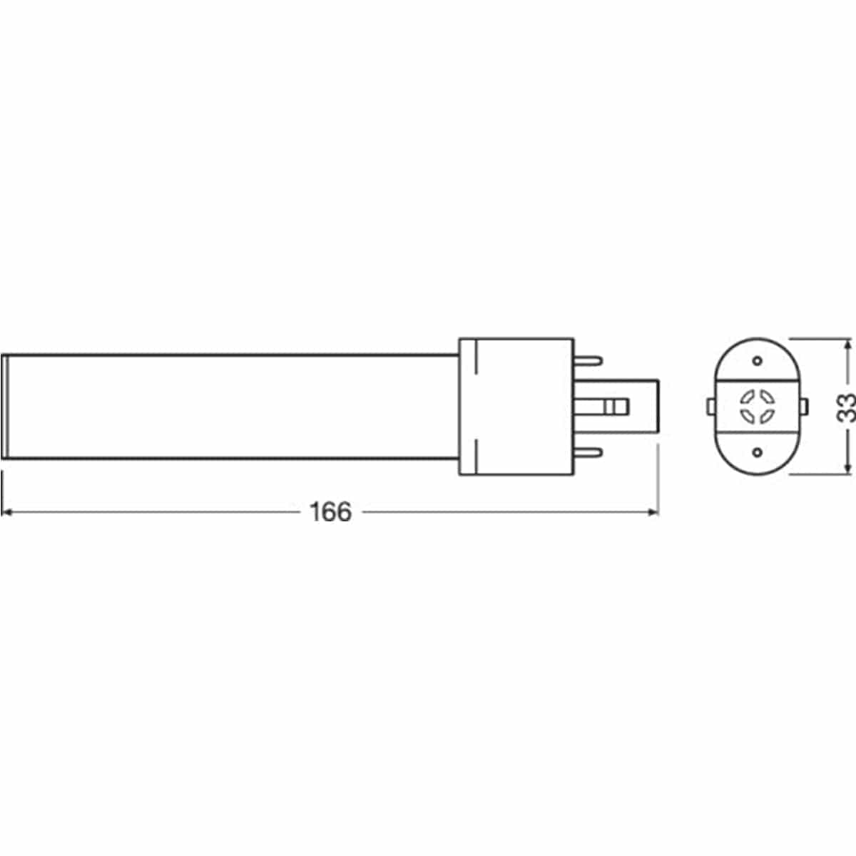 Bricocenter LED BULB G23=9W WARM LIGHT