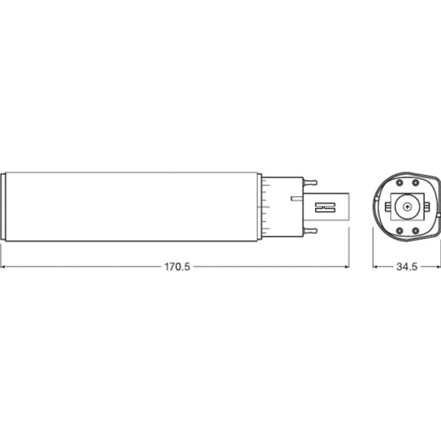 Bricocenter G24Q-3 COLD LIGHT LED BULB