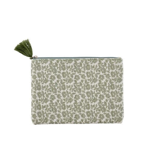 Casa DAISY Green pouch H 16 x W 22 cm