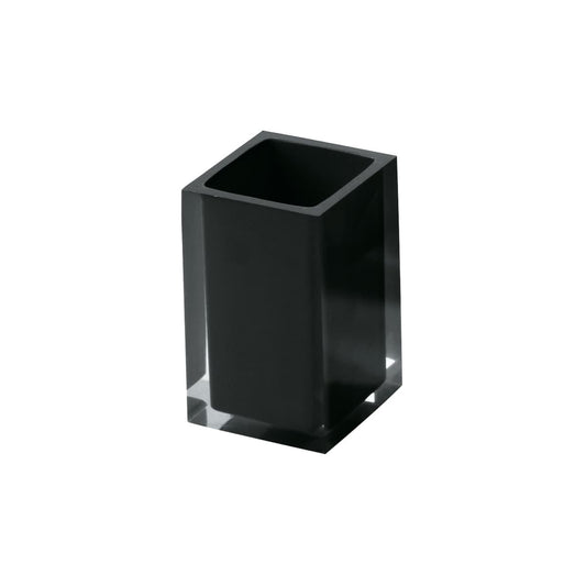 RAINBOW BLACK RESIN TOOTHBRUSH HOLDER - best price from Maltashopper.com BR430006775