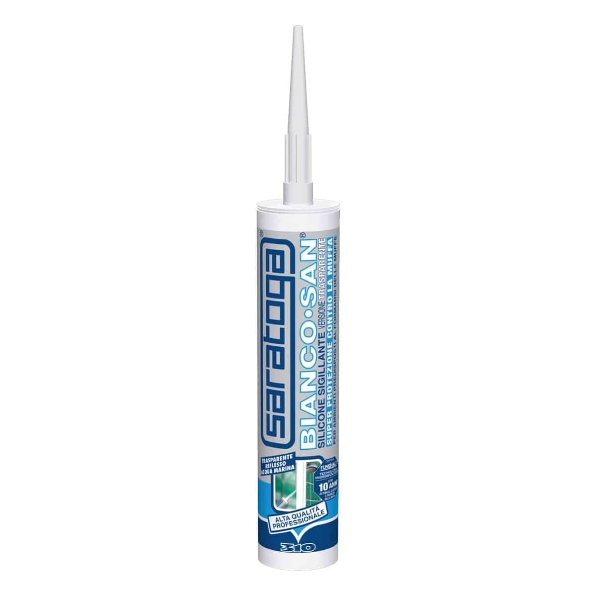 Bricocenter BIANCOSAN TRANSPARNTE ANTI-MOULD SILICONE 310ML