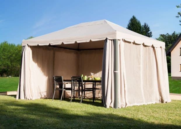 NATERIAL - SET OF 4 MOSQUITO NETS FOR GAZEBO YSIS NATERIAL TORTORA 3X4 M