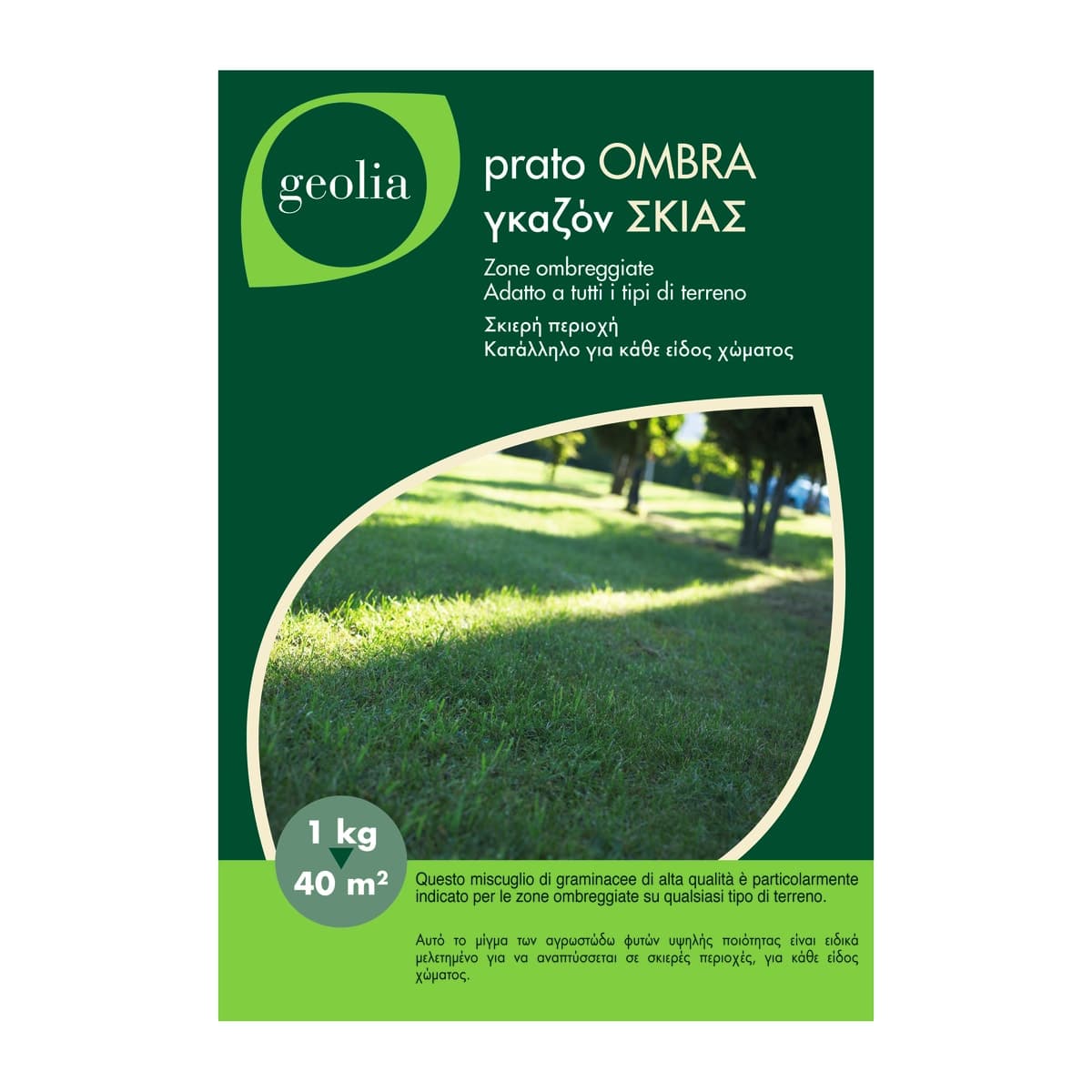 SHADY LAWN SEEDS 1 KG GEOLIA - best price from Maltashopper.com BR510540024