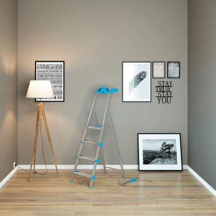 ATLANTICA STAIRCASE 4 EXTRA WIDE STEPS 12 CM, ALUMINIUM FRAME 40X24 MM - best price from Maltashopper.com BR450001346