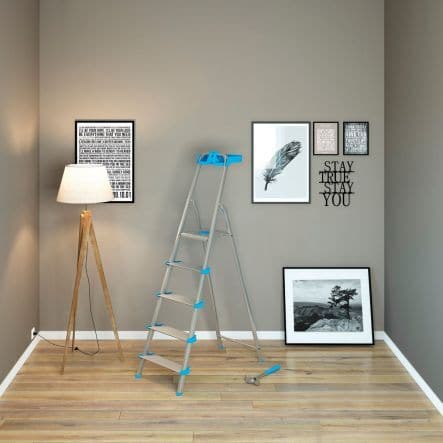 ATLANTICA STAIRCASE 5 EXTRA WIDE STEPS 12 CM, ALUMINIUM FRAME 40X24 MM - best price from Maltashopper.com BR450001347