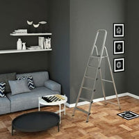 STEEL-ALUMINIUM DOMESTIC LADDER 6 STEPS - best price from Maltashopper.com BR450001340