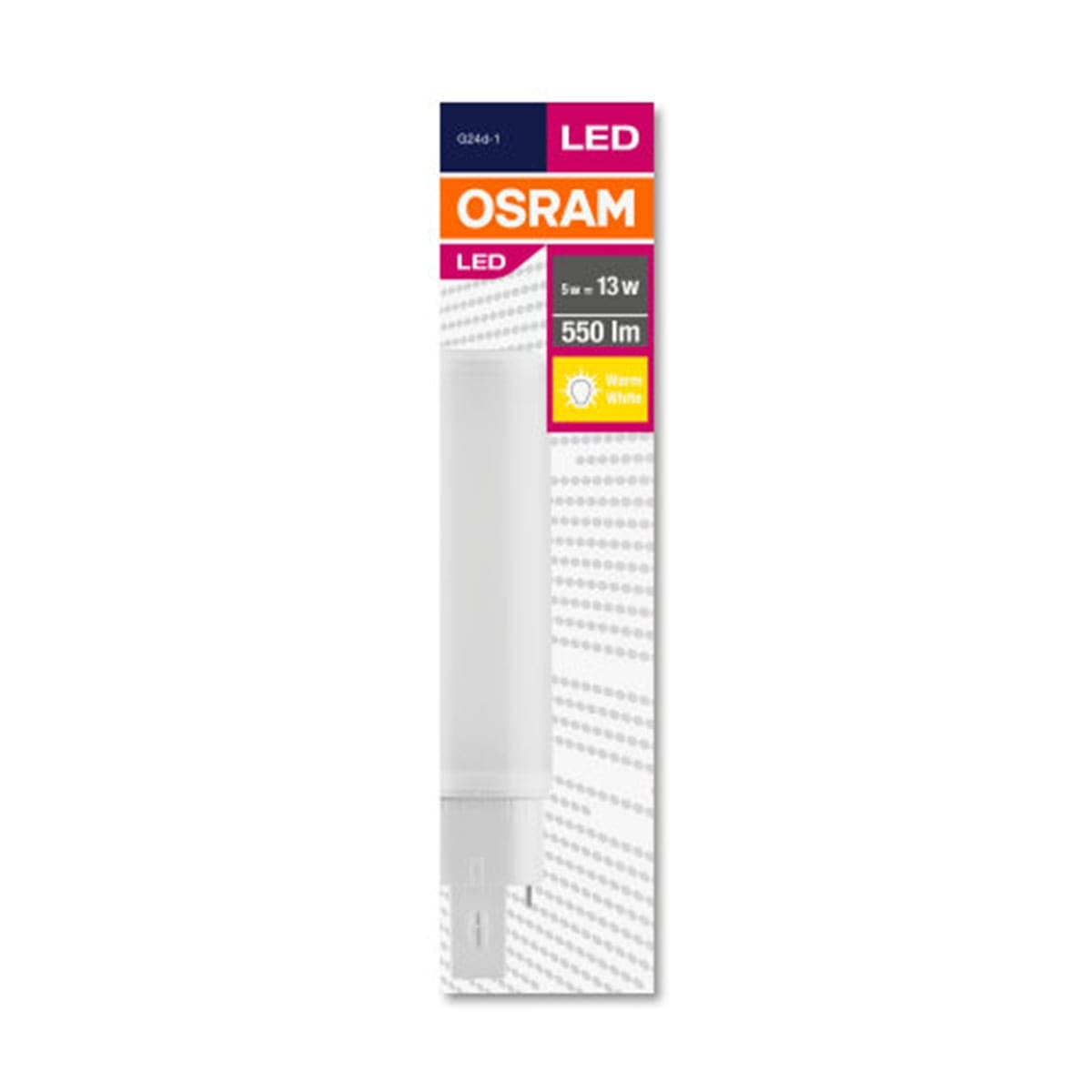LED BULB G24D=5W WARM LIGHT - best price from Maltashopper.com BR420006273