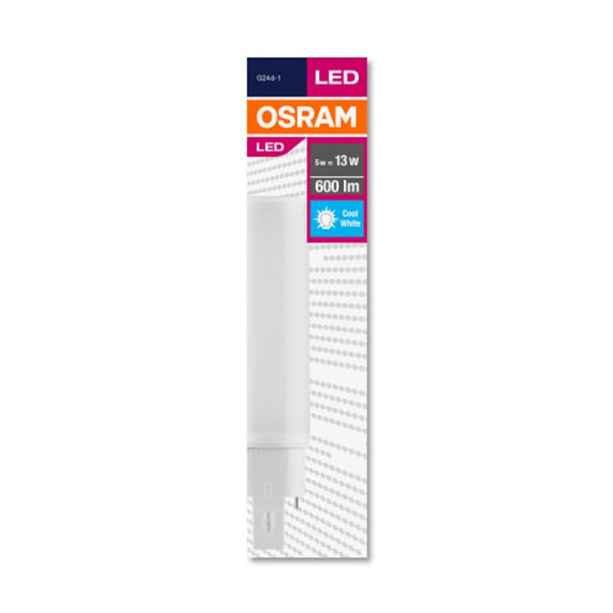LED BULB G24D=5W NATURAL LIGHT - best price from Maltashopper.com BR420006274