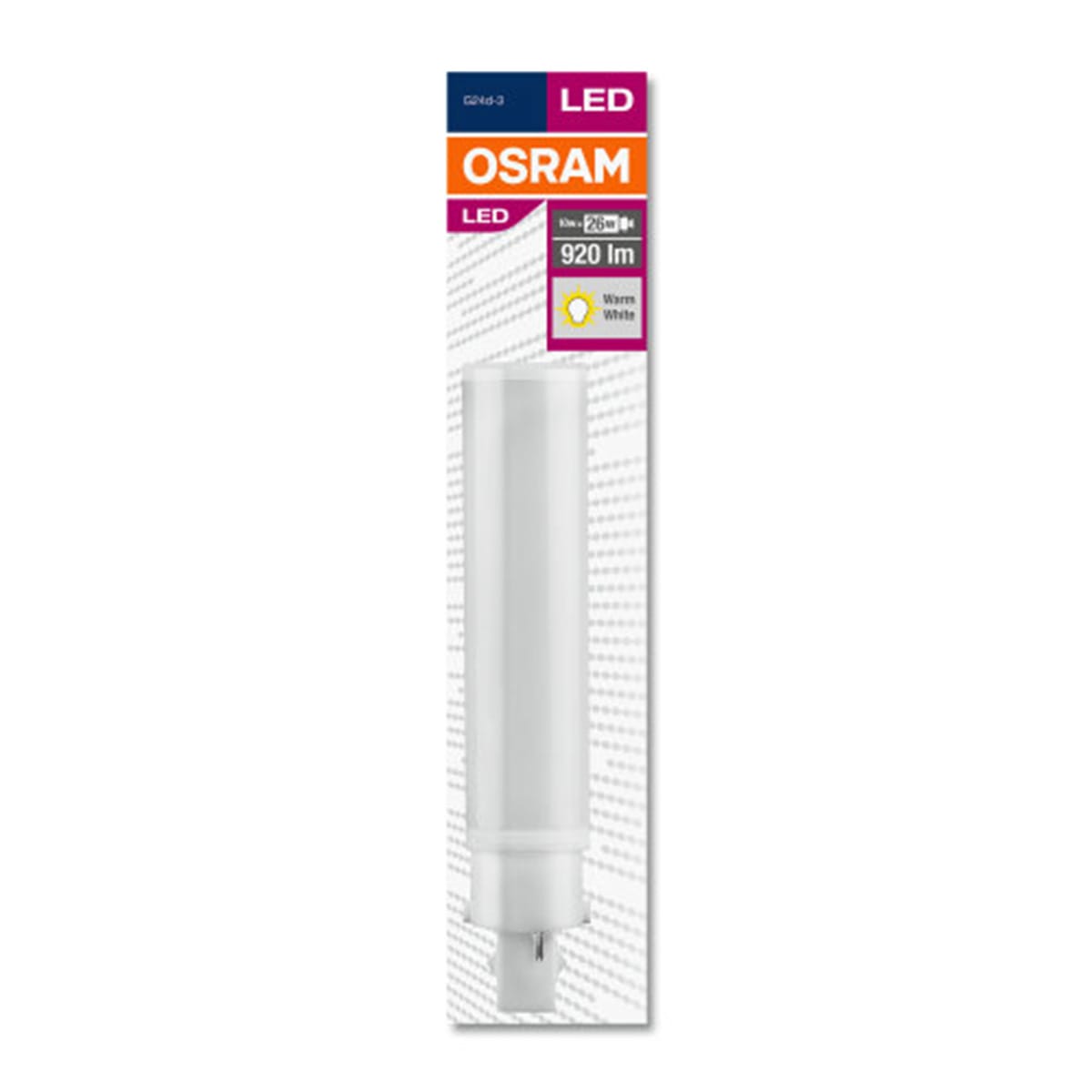 Bricocenter G24D LED BULB =10W WARM LIGHT