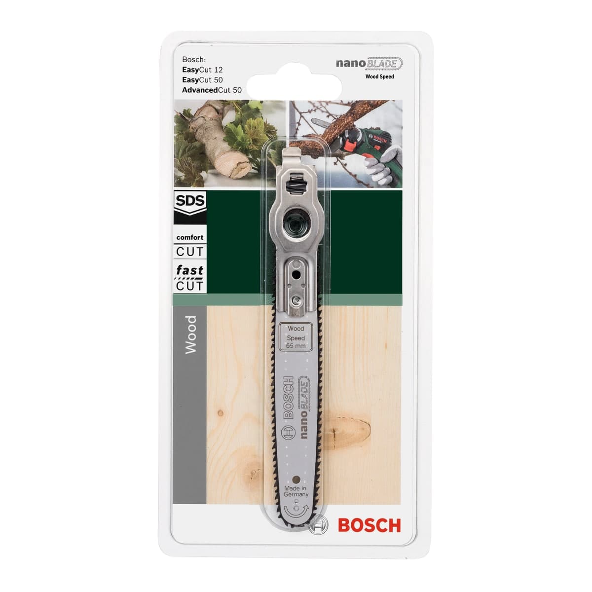 BOSCH EASY CUT NANOBLADE WOOD BASIC JIGSAW BLADE 65 MM - best price from Maltashopper.com BR400002163