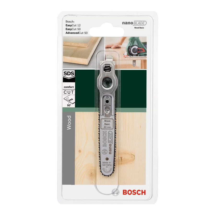 BOSCH EASY CUT NANOBLADE WOOD BASIC JIGSAW BLADE 50 MM - best price from Maltashopper.com BR400002162