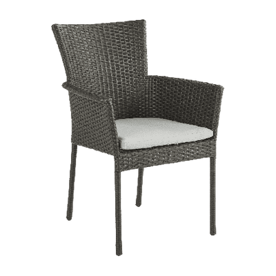 NOA NATERIAL ARMCHAIR synthetic wicker with cushion - best price from Maltashopper.com BR500012487