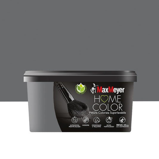 SMOKE GREY SUPERWASHABLE PAINT HOME COLOUR 2.5 L - best price from Maltashopper.com BR470003856