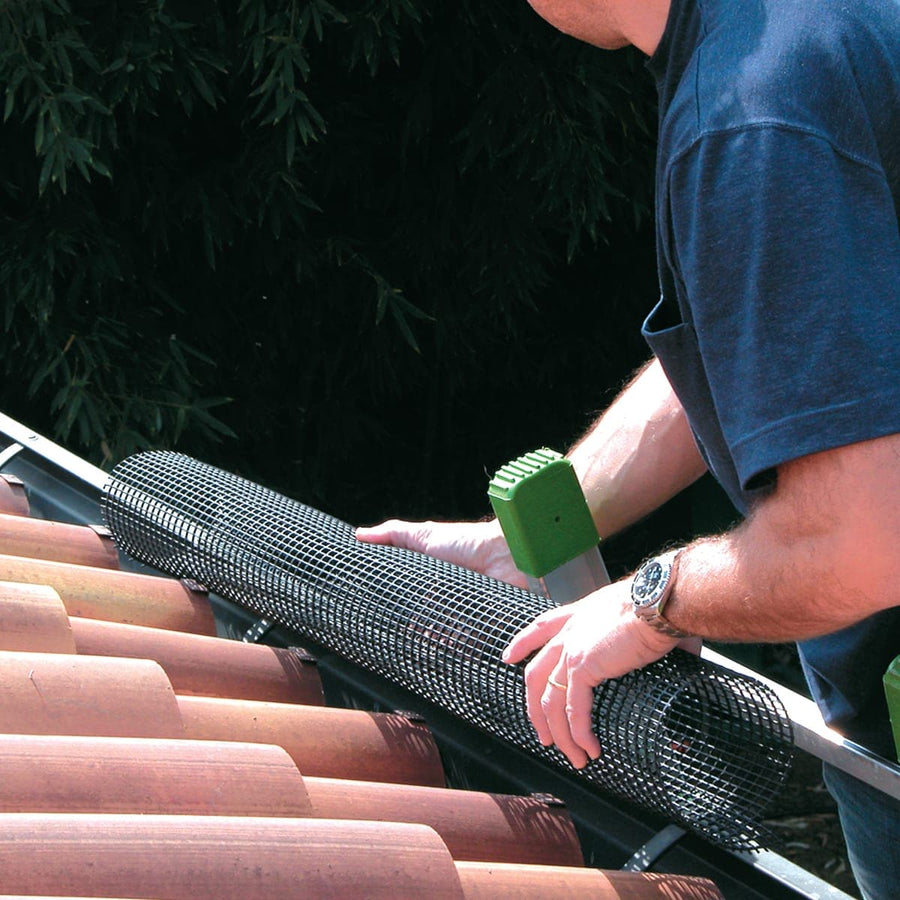 Bricocenter GUTTER NET BLACK LEVEX TUBE PLASTIC 1MT SET OF 5 PCS