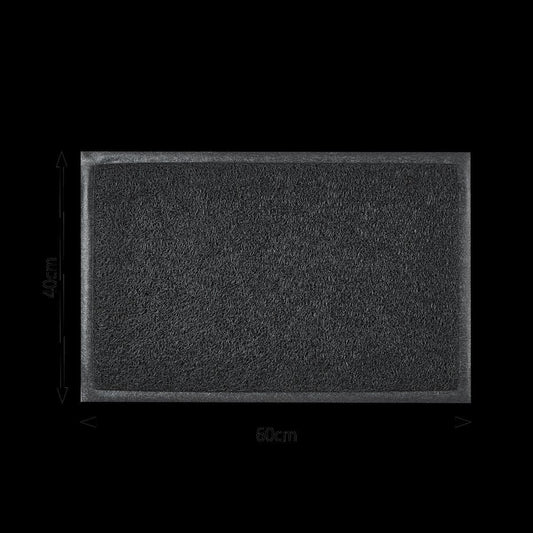 DIAMOND BLACK VINYL DOORMAT 40X60 CM - best price from Maltashopper.com BR480008371