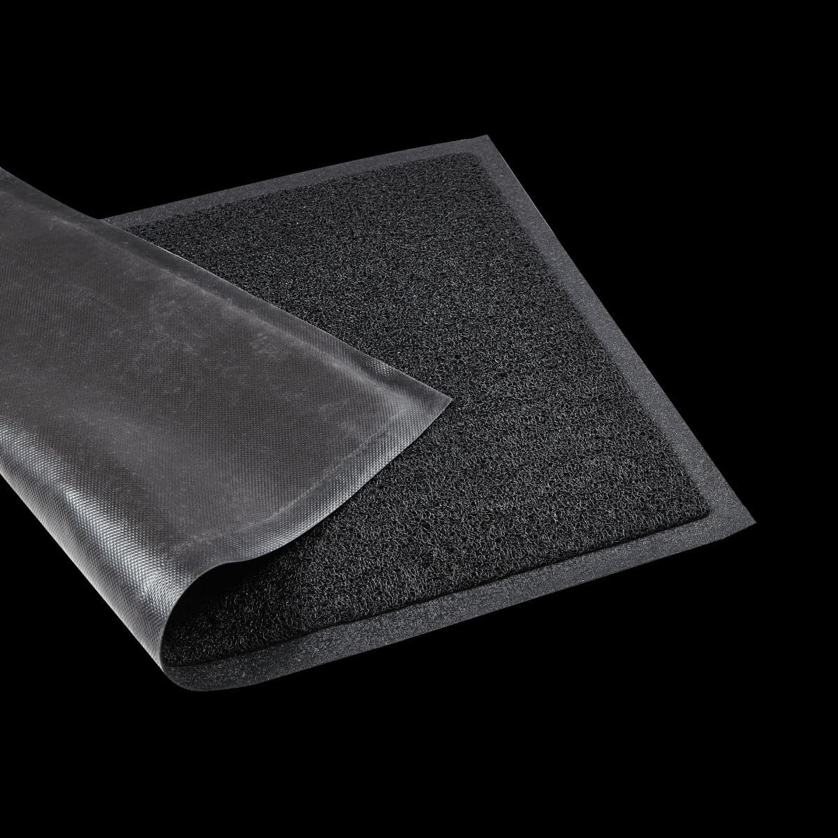 DIAMOND BLACK VINYL DOORMAT 40X60 CM - best price from Maltashopper.com BR480008371