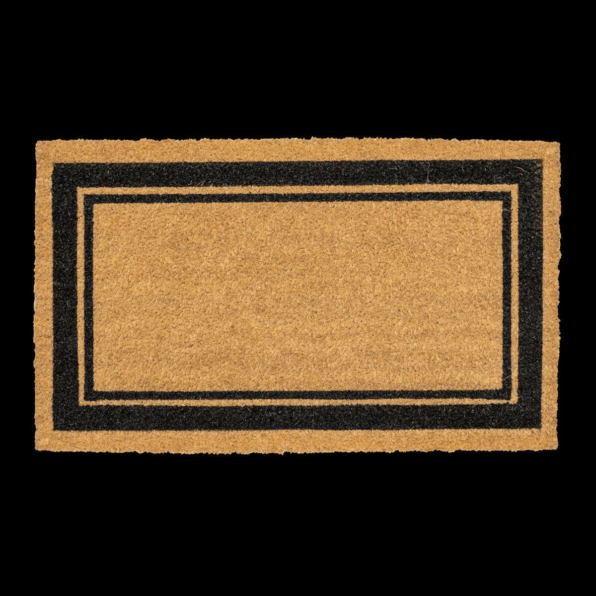 DAMIEN COCONUT DOORMAT WITH BLACK BORDER 40X70 CM - best price from Maltashopper.com BR480008532