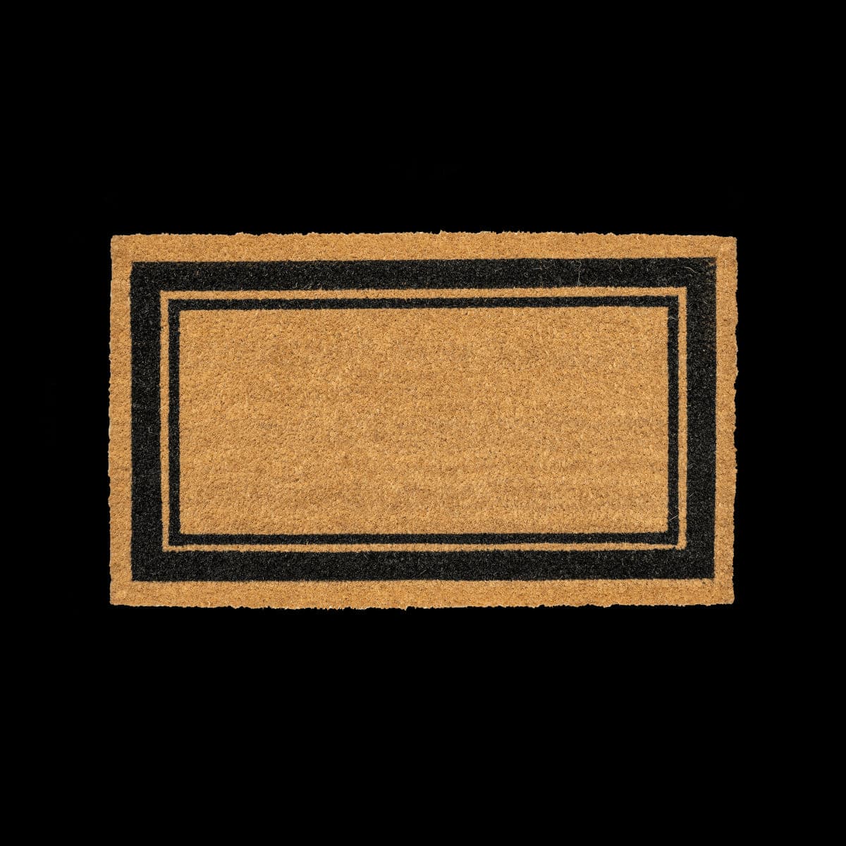 Bricocenter DAMIEN COCONUT DOORMAT WITH BLACK BORDER 40X70 CM