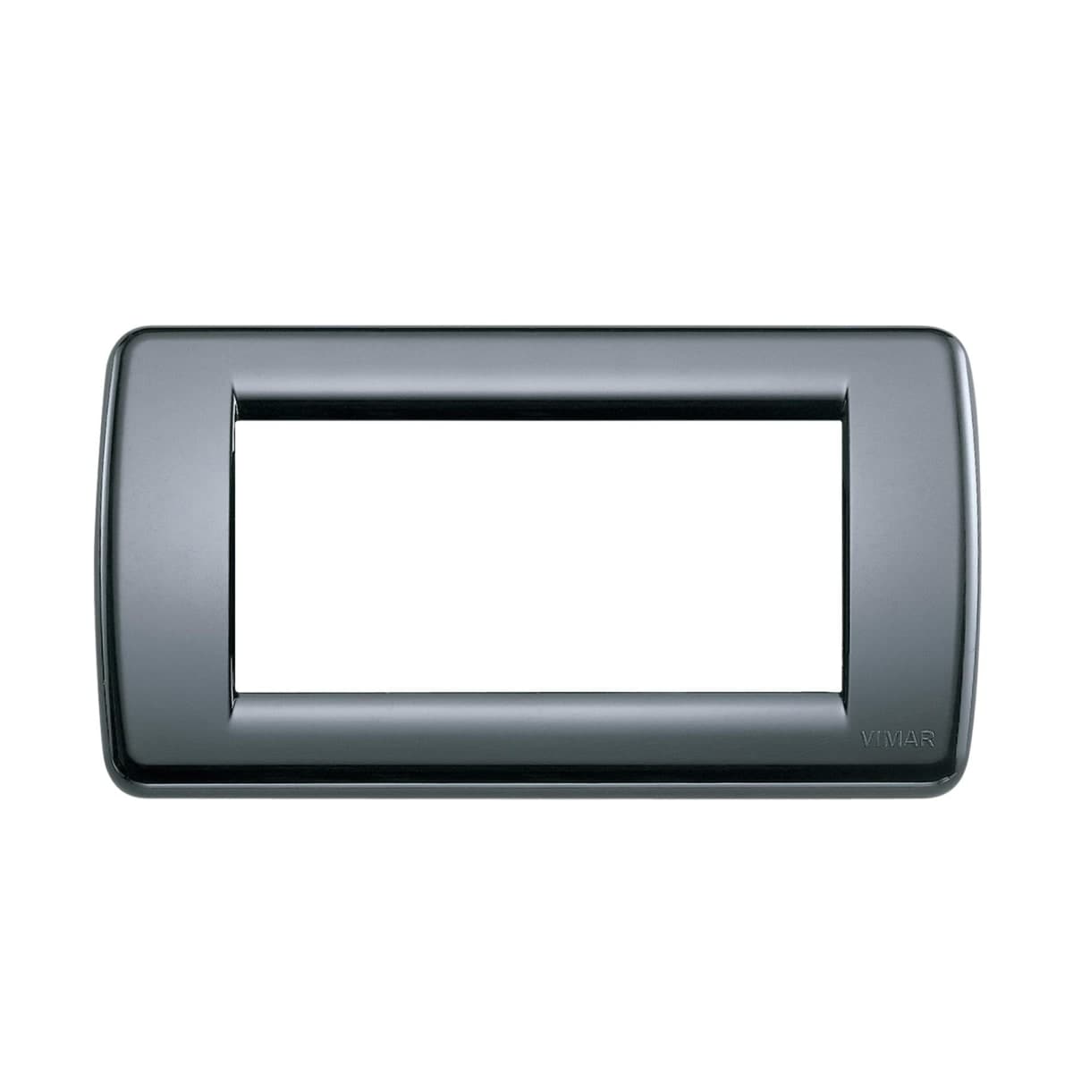 PLATE IDEA RONDO 4 PLACES GREY TECHNO - best price from Maltashopper.com BR420990772