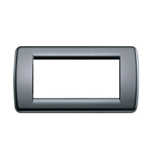 PLATE IDEA RONDO 4 PLACES GREY TECHNO - best price from Maltashopper.com BR420990772