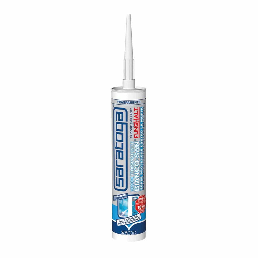 Bricocenter BIANCOSAN TRANSPARNTE ANTI-MOULD SILICONE 310ML