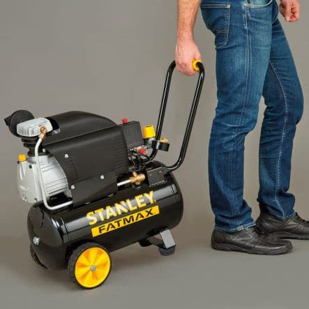 Bricocenter STANLEY FAT MAX COMPRESSOR 24 L 2,5HP OIL LUBRICATED 10BAR, 240 L/MIN