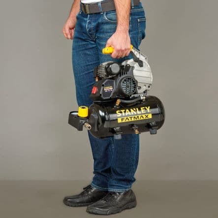 STANLEY FAT MAX PORTABLE COMPRESSOR 2HP OIL LUBRICATED 8BAR, 222 L/MIN - Premium Compressors and accessories from Bricocenter - Just €195.99! Shop now at Maltashopper.com