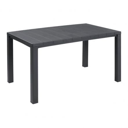 JULIE WOOD EFFECT TABLE 147X90X75 GRAPHITE - best price from Maltashopper.com BR500013021