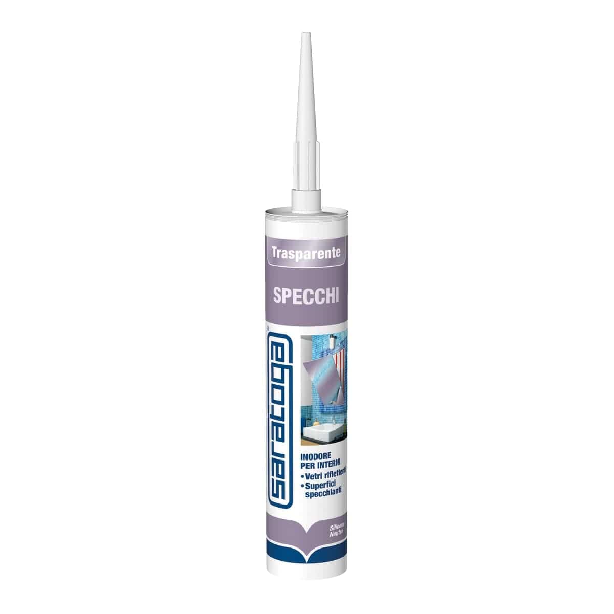 Bricocenter NEUTRAL SILICONE FOR MIRRORS TRANSP 280ML