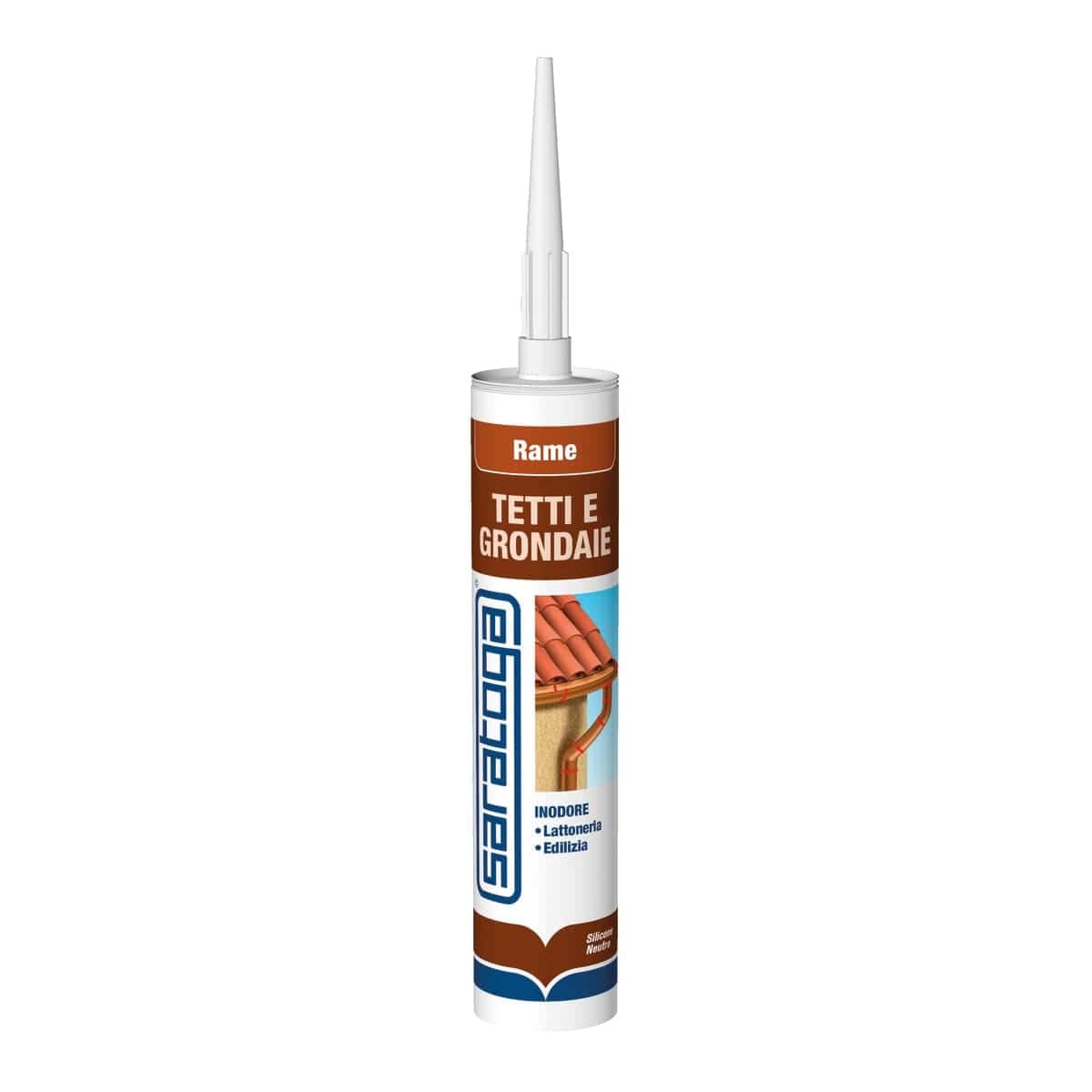 Bricocenter SILICONE FOR EXTERNAL METAL COPPER 280ML