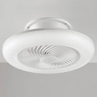 CEILING LIGHT WITH FAN ALISEO ACRYLIC WHITE D60 LED 40W CCT SMART - best price from Maltashopper.com BR420006043
