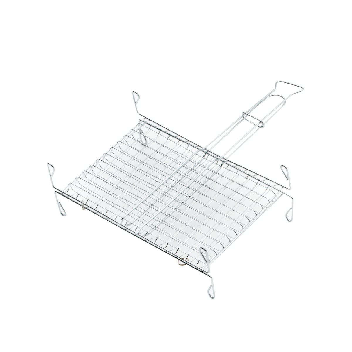 Bricocenter MESH GRILL WITH BARBECUE FEET 40X35CM