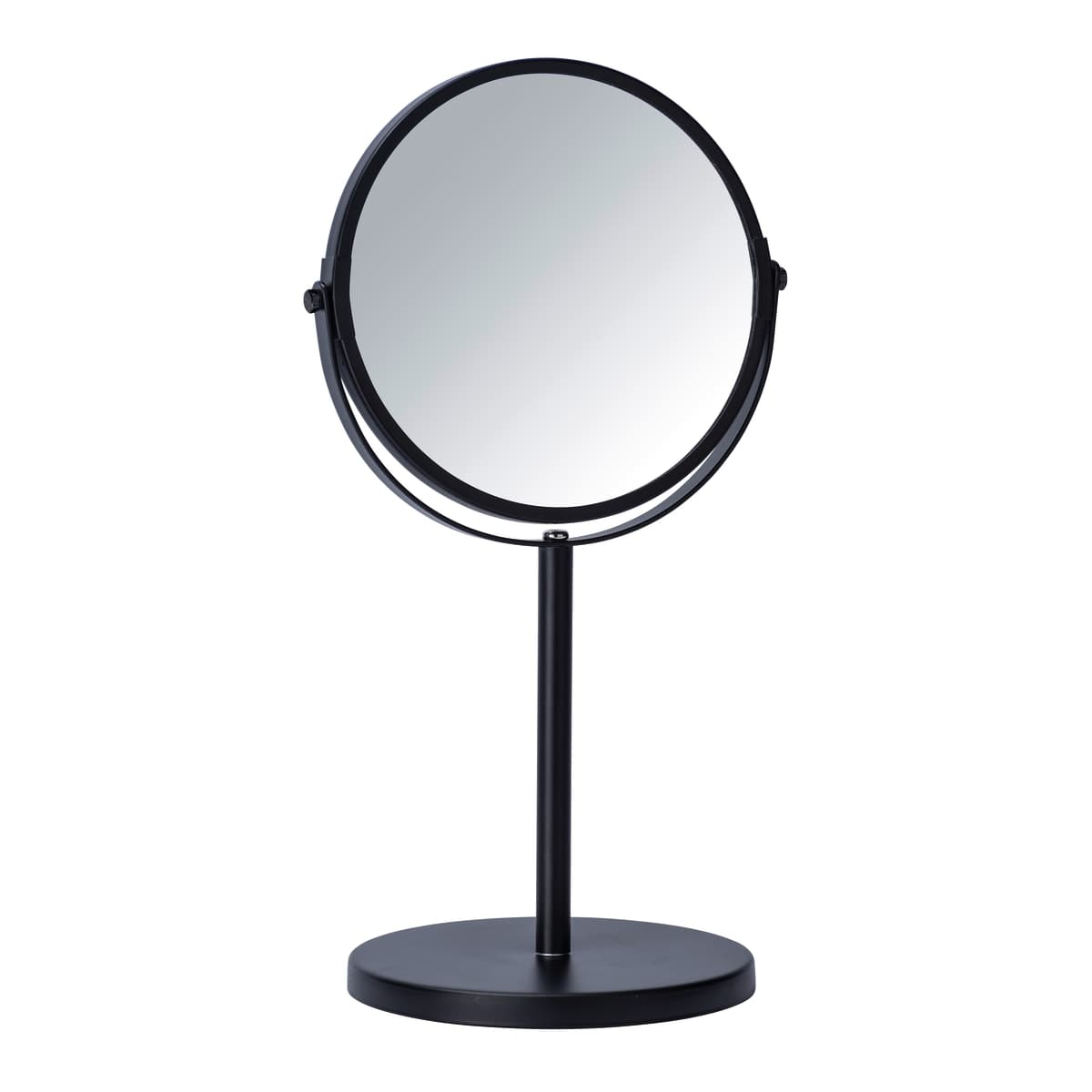 BLACK STAND-UP MAGNIFYING MIRROR ASSISI - best price from Maltashopper.com BR430007777