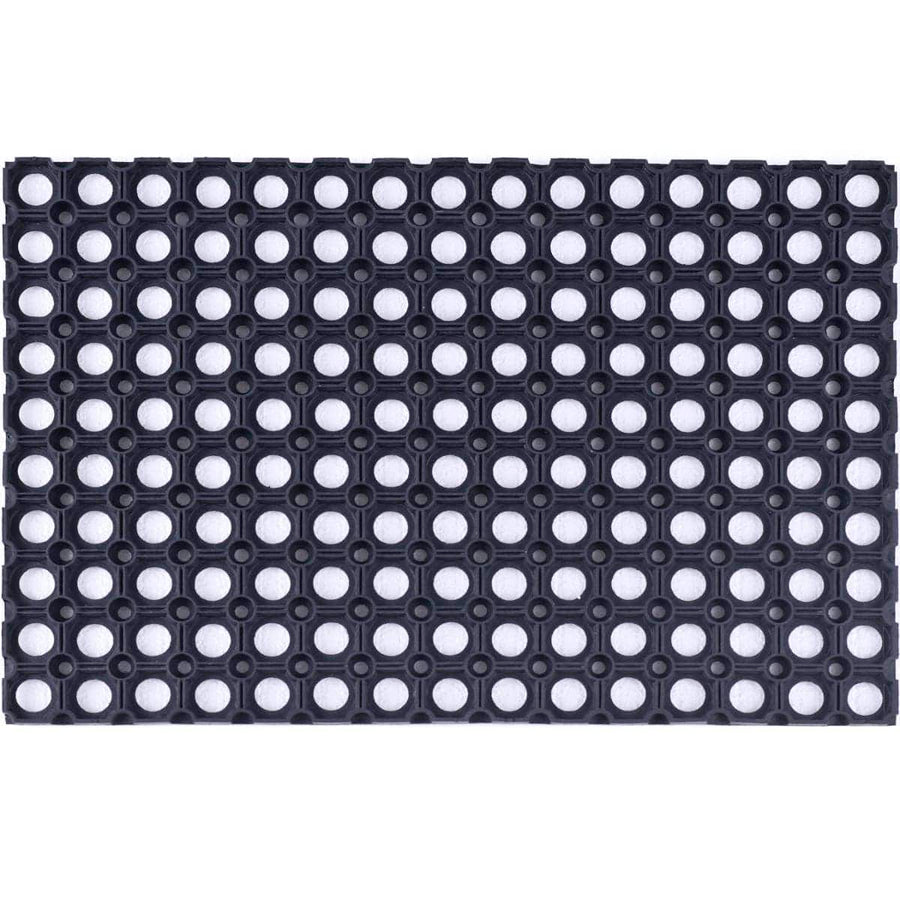 Bricocenter DOORMAT FLAVIO RUBBER BLACK 40X60 CM