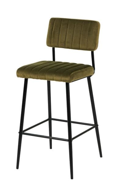 ROXY Green bar chair H 107 x W 43 x D 52 cm - best price from Maltashopper.com CS674653