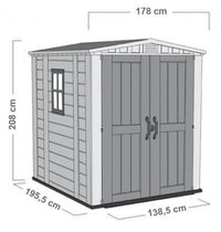FACTOR HOUSE MOD 6X6 THICKNESS 16MM EXTERNAL DIMENSIONS 195Z173.5X243H FLOOR INCLUDED - best price from Maltashopper.com BR500009108