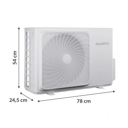 Bricocenter 9000 BTU/H SINGLE-SPLIT INVERTER AIR-CONDITIONER WITH HEAT PUMP CLASS A+/A++ GAS R32