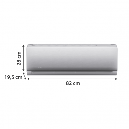 Bricocenter 9000 BTU/H SINGLE-SPLIT INVERTER AIR-CONDITIONER WITH HEAT PUMP CLASS A+/A++ GAS R32