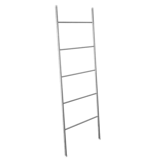 Bricocenter LADDER PTA TOWEL LOFT/MIA L42, H153 CM BRUSHED STAINLESS STEEL