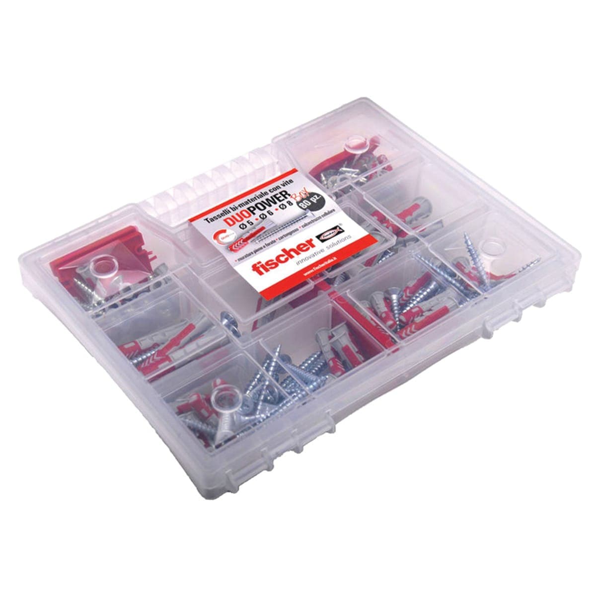 FISCHER DUOPOWER PLUG KIT W/V D.6, 8,10, 80PCS. - best price from Maltashopper.com BR410005828