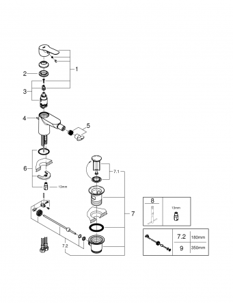 BIDET MIXER START CLOVA GROHE CHROME - best price from Maltashopper.com BR430007121