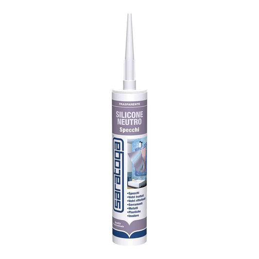 Bricocenter NEUTRAL SILICONE FOR MIRRORS TRANSP 280ML