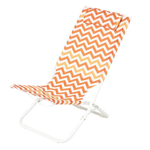 TROPEZ Orange folding chair H 74 x W 53 x D 45 cm - best price from Maltashopper.com CS670124