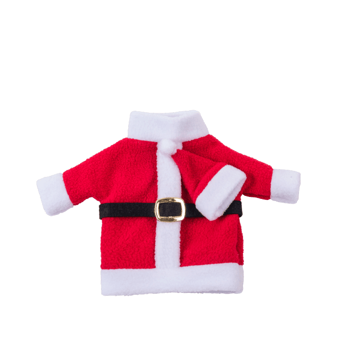 Casa SANTA Bottle cover red W 18.5 x L 26 cm