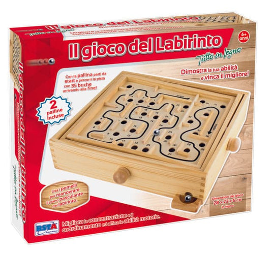 Wooden Labyrinth Game