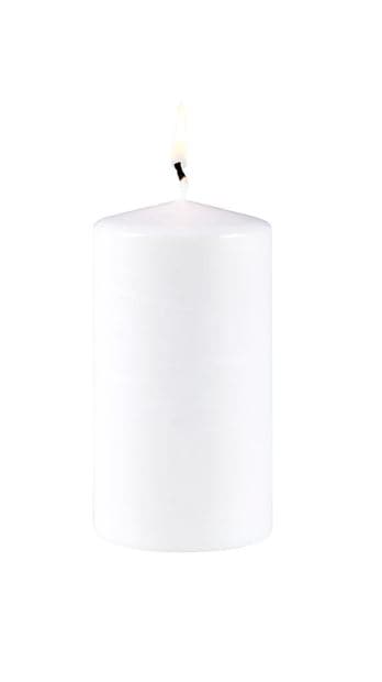 PURE White cylindrical candle H 13 cm - Ø 7 cm - best price from Maltashopper.com CS664111