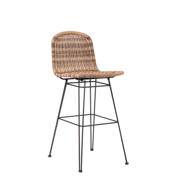 Casa VIENNA Natural bar chair H 106 x W 46 x D 59 cm