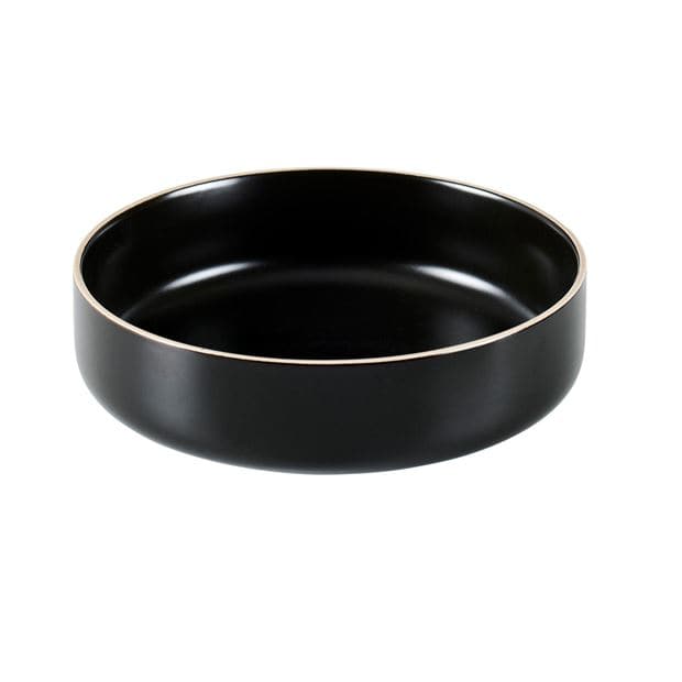 ELEMENTS Black bowl H 5,5 cm - Ø 18 cm - best price from Maltashopper.com CS666120