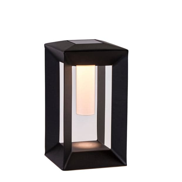 LORE Black solar lamp H 45 x W 25 x D 25 cm - best price from Maltashopper.com CS652946