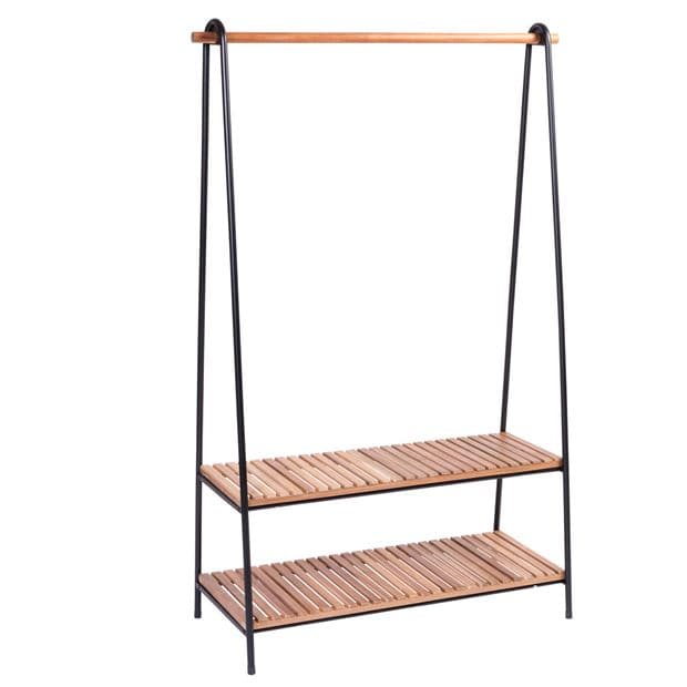 ACACIA Black coat hanger H 170 x W 100 x D 46 cm